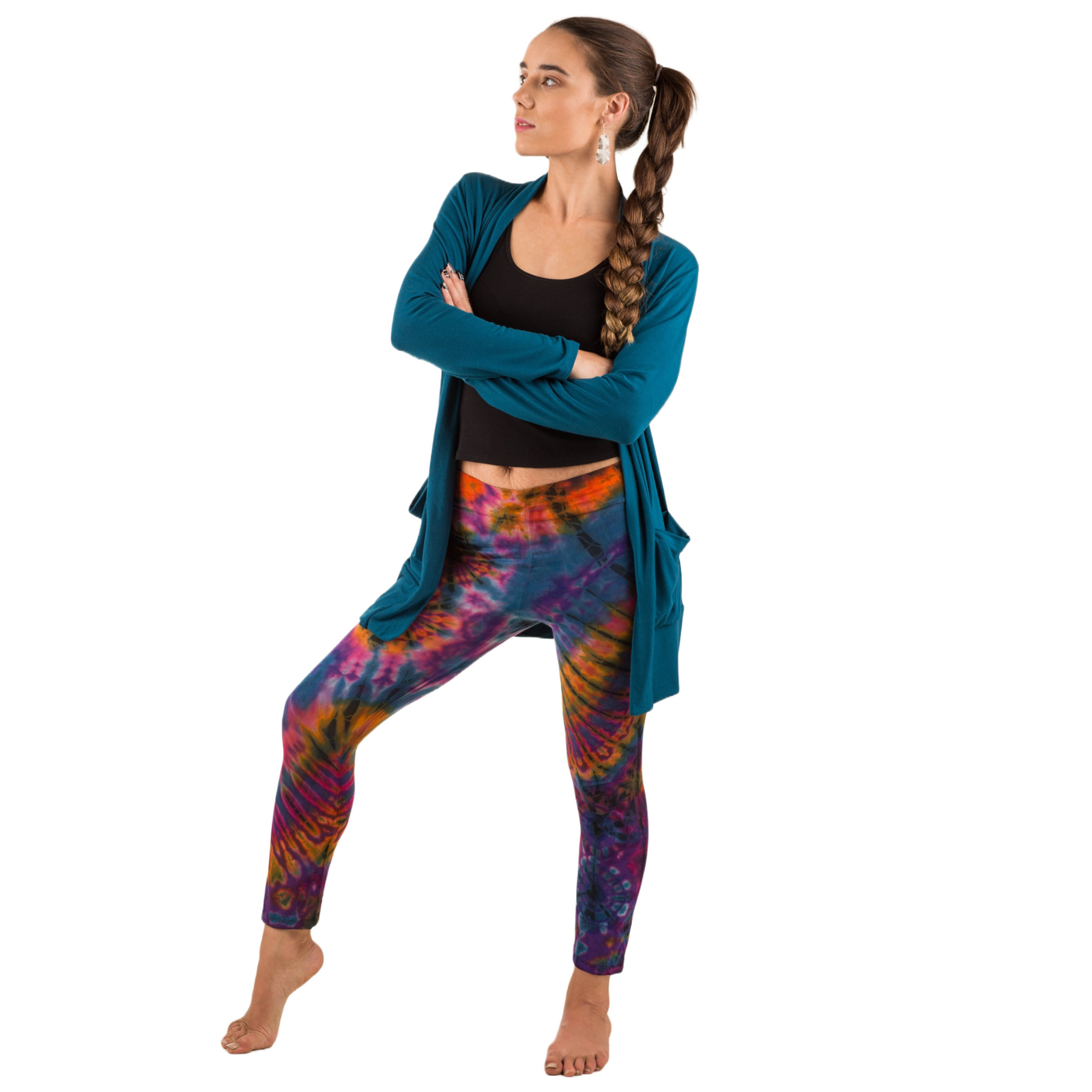 The Pocket Cardigan | Lightweight Open Front Stretchy Rayon Cardigan