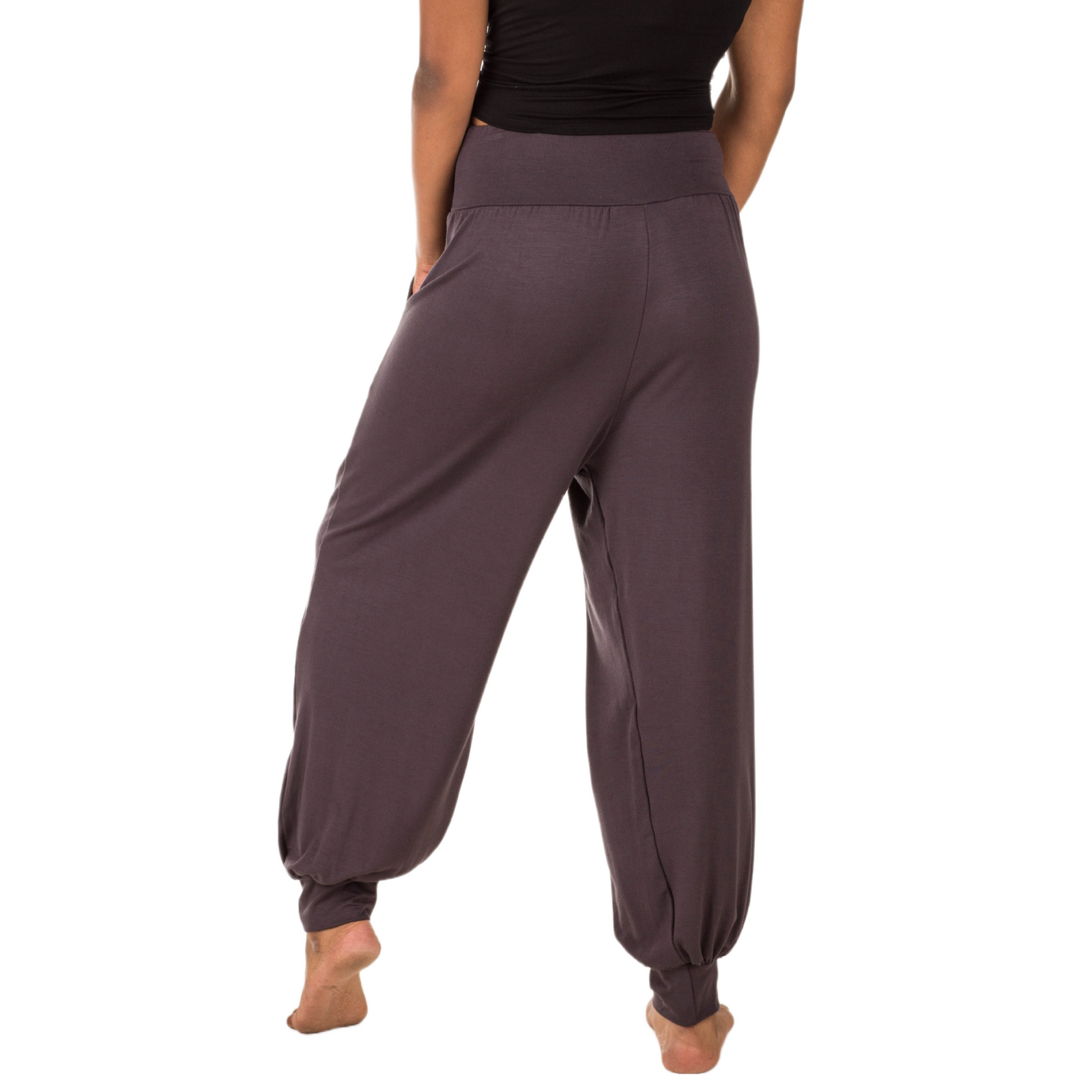 womens one size harem pants | grey | shop handmade clothing at malisun