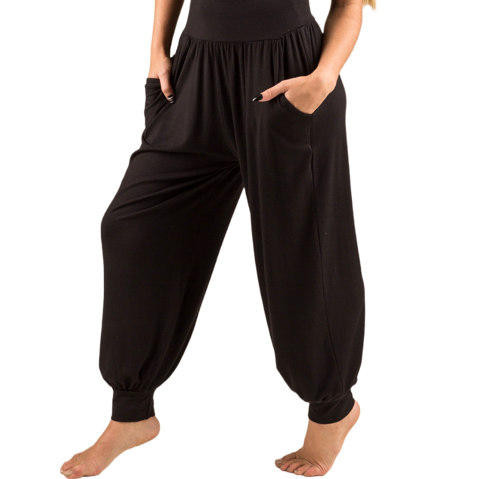 best sellers: handmade harem pants black