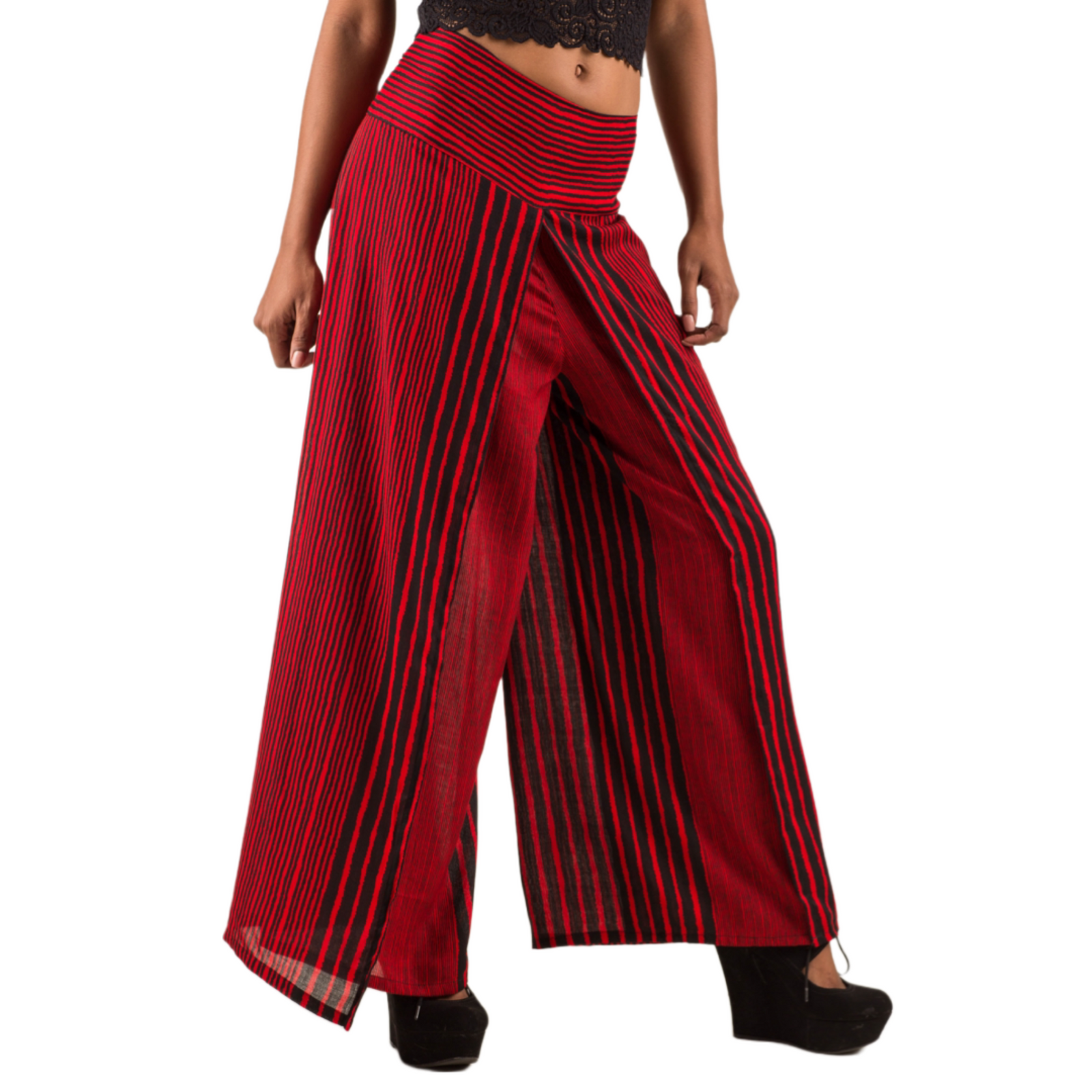 search for summer casual styles at malisun! Clean fashion: handmade, fairtrade, best price for wide leg pants for women | high waisted one size fits most S to L