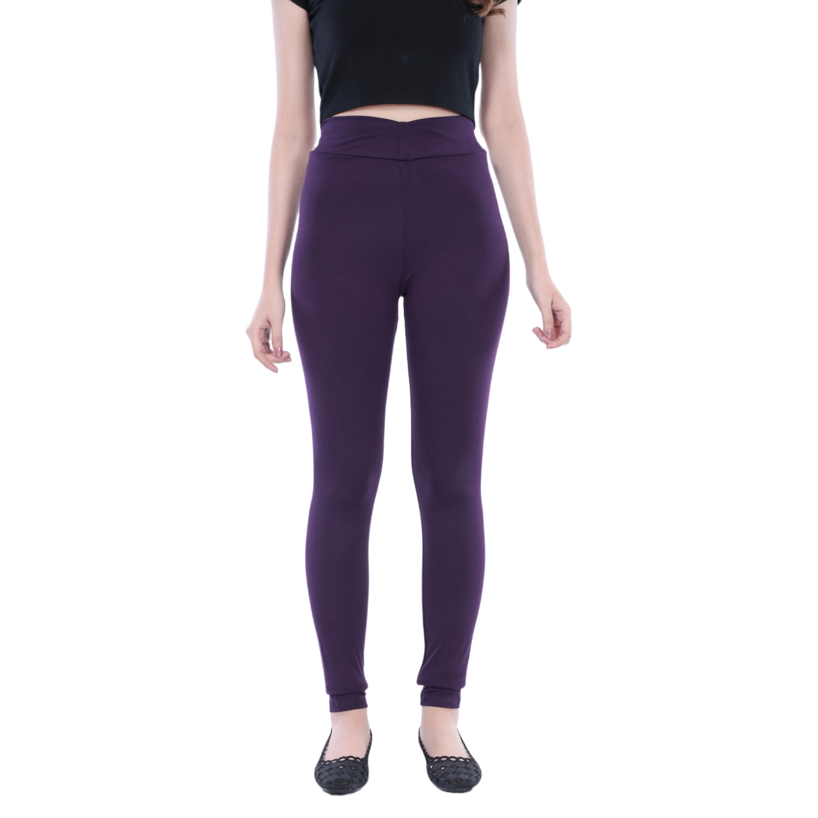 Classic Colors Long Length Stretchy Rayon Leggings