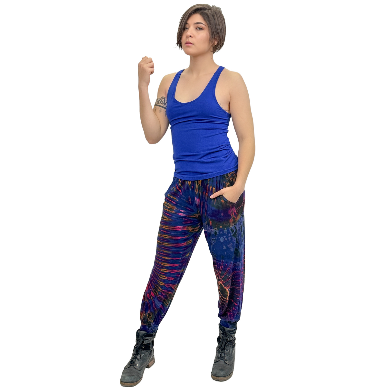 Comfortable streetwear for women | shop tie-dye harem pants by malisun