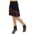 Half Tie-Dye Convertible Stretchy Rayon Knee-Length Skirts