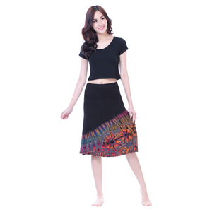 try malisun's knee length skirts for all day comfort | one size fits small, medium, large, and some plus size women | best price for fairtrade womens clothing gbp