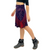 Full Tie-Dye Stretchy Rayon Convertible Knee Length Skirt
