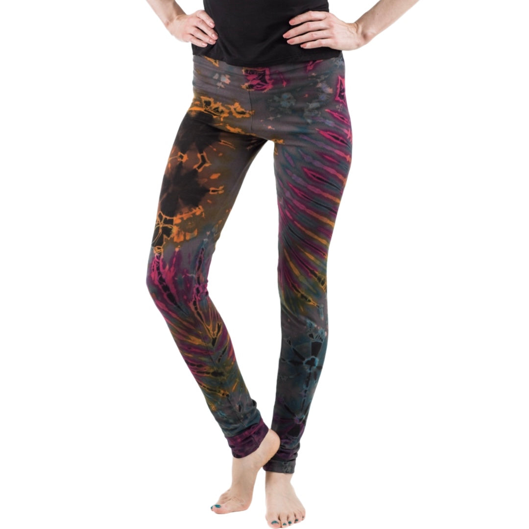 Full Tie-Dye Long Length Rayon Leggings