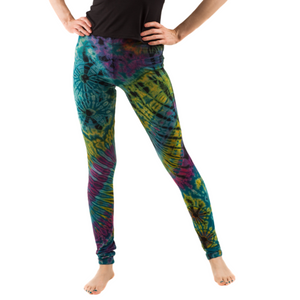 Full Tie-Dye Long Length Rayon Leggings