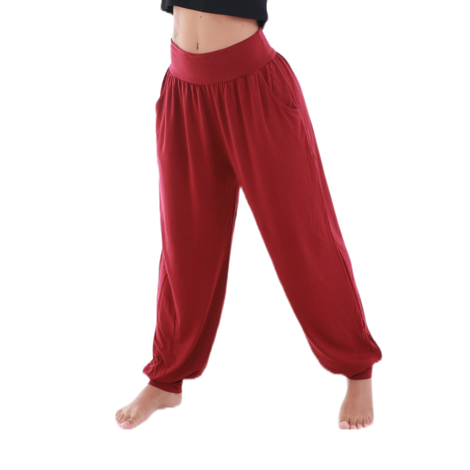 Aurora Red Pants, Fair Trade Cotton Pants