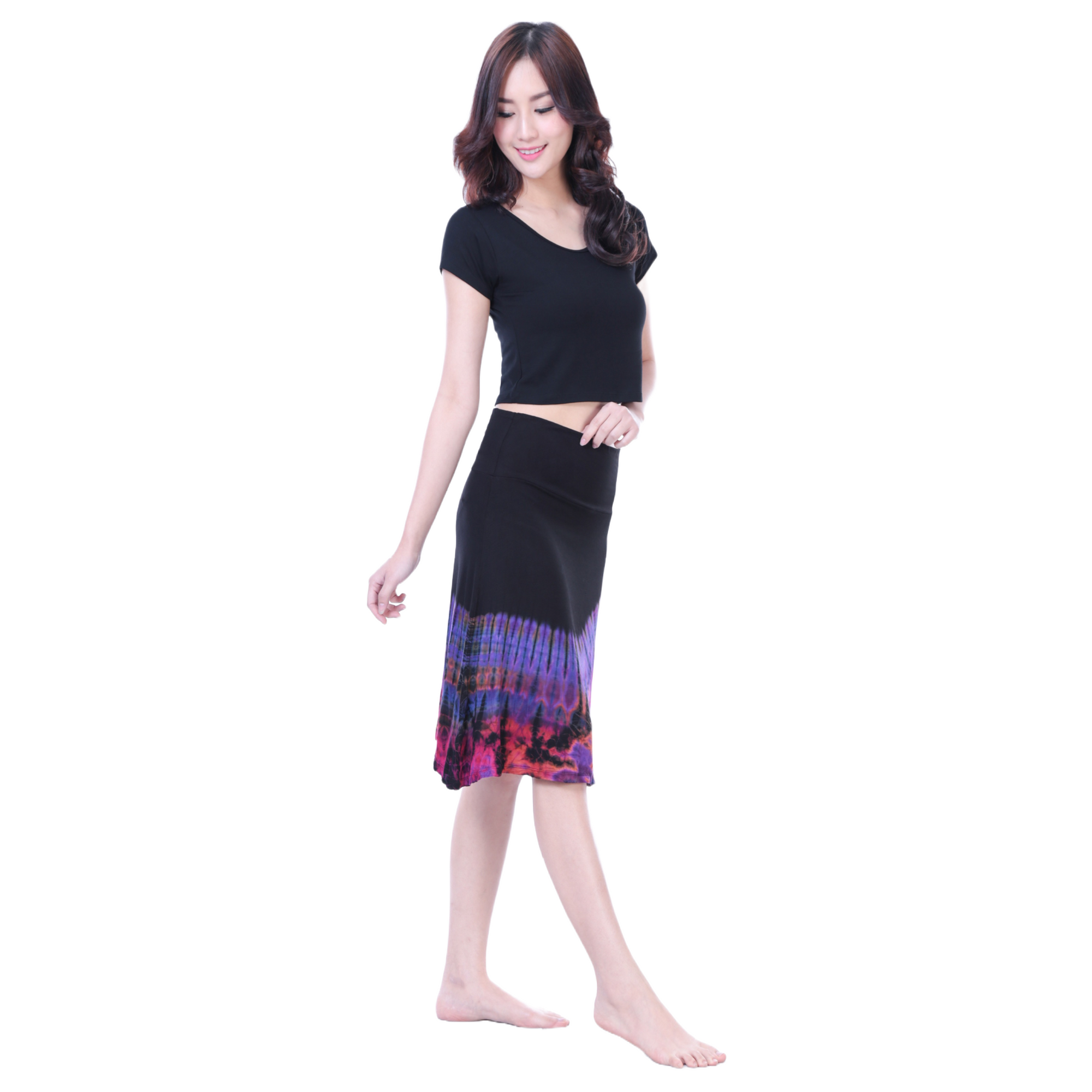 get the best price gbp for fair trade womens clothing | shop malisun tie-dye knee length skirts | always comfortable - guaranteed