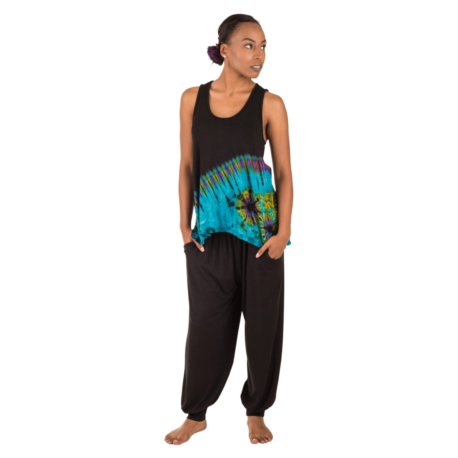 Tie dye best sale tank and sweatpants