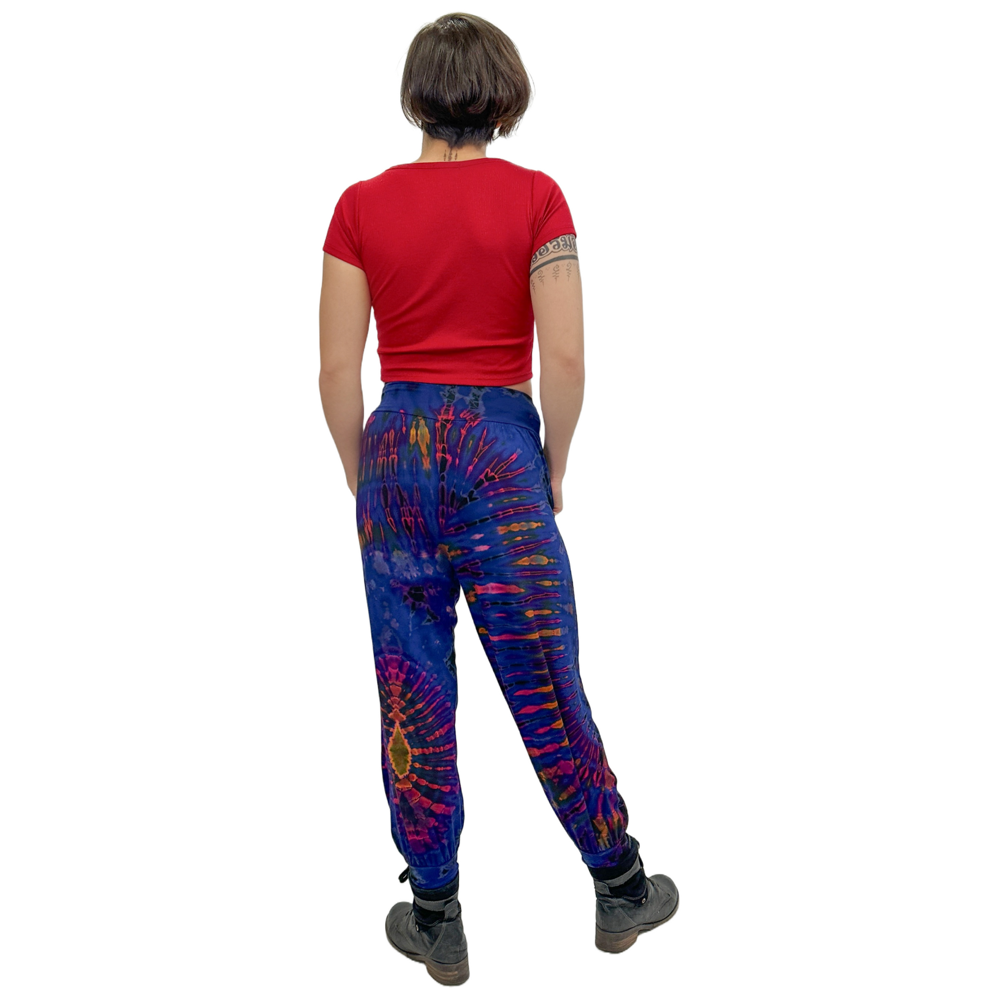tie-dye harem pants | comfortable unisex baggy pants - one size fits most