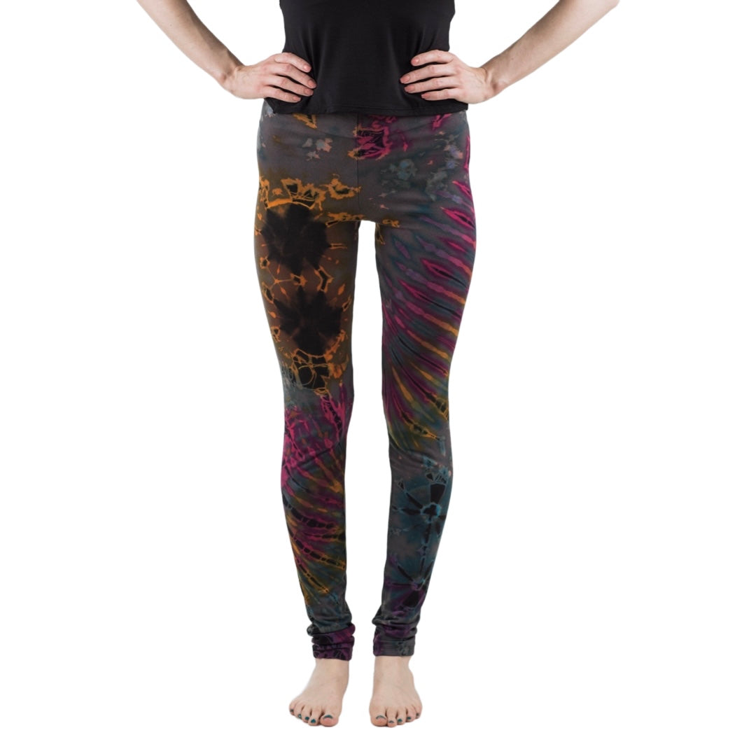 Full Tie-Dye Long Length Rayon Leggings