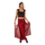 Red and black color striped summer collection breezy wide leg pant with no pocket | casual beach pants for women at an affordable price | fits most sizes XS to XL 