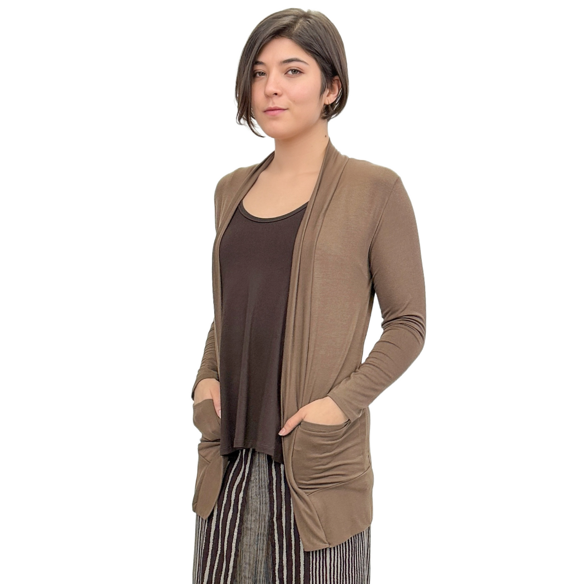 Lightweight Open Cardigan