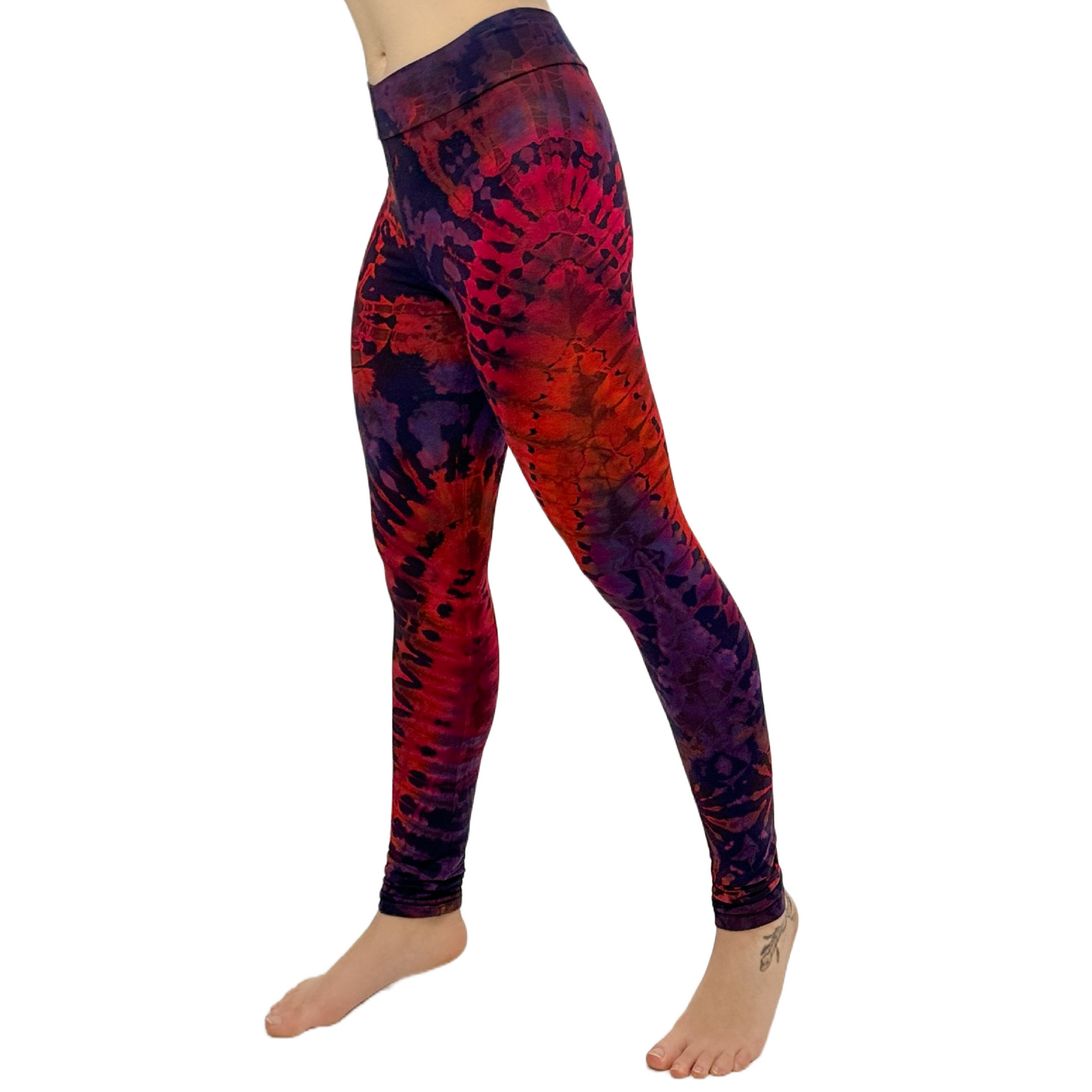Full Tie-Dye Long Length Rayon Leggings