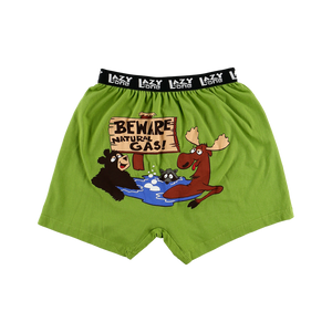 LazyOne Funny Graphic Print Button-Fly Boxers