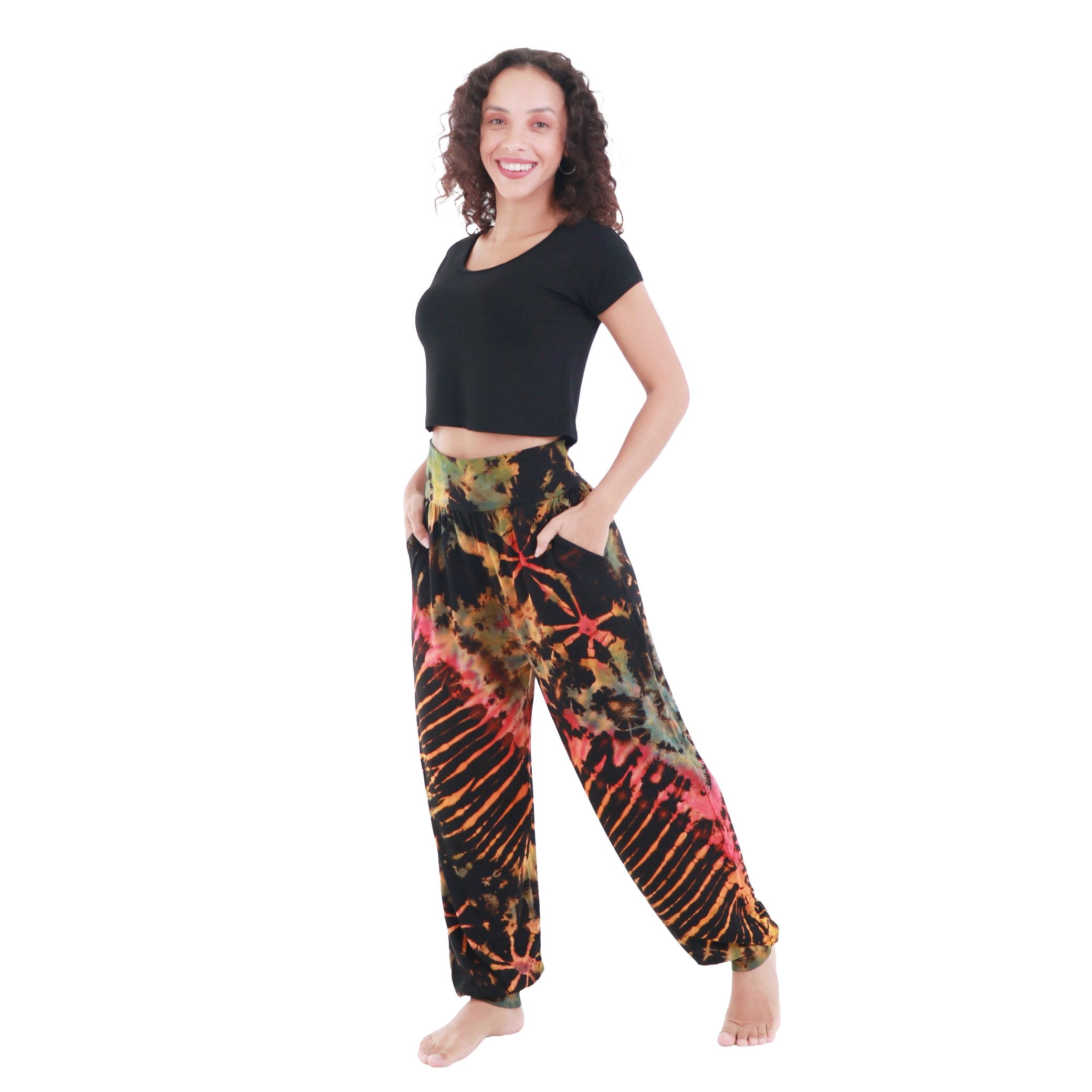 Women's Thai Tie-Dye Joggers | Shop Fair Trade Harem Pants