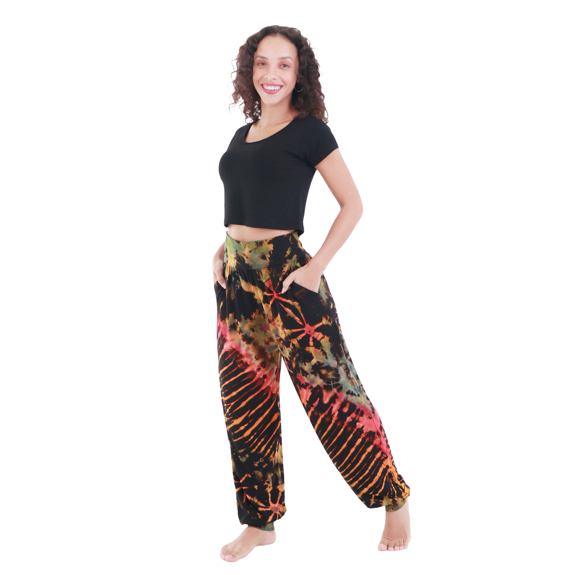 Women's Thai Tie-Dye Joggers  Shop Fair Trade Harem Pants by malisun