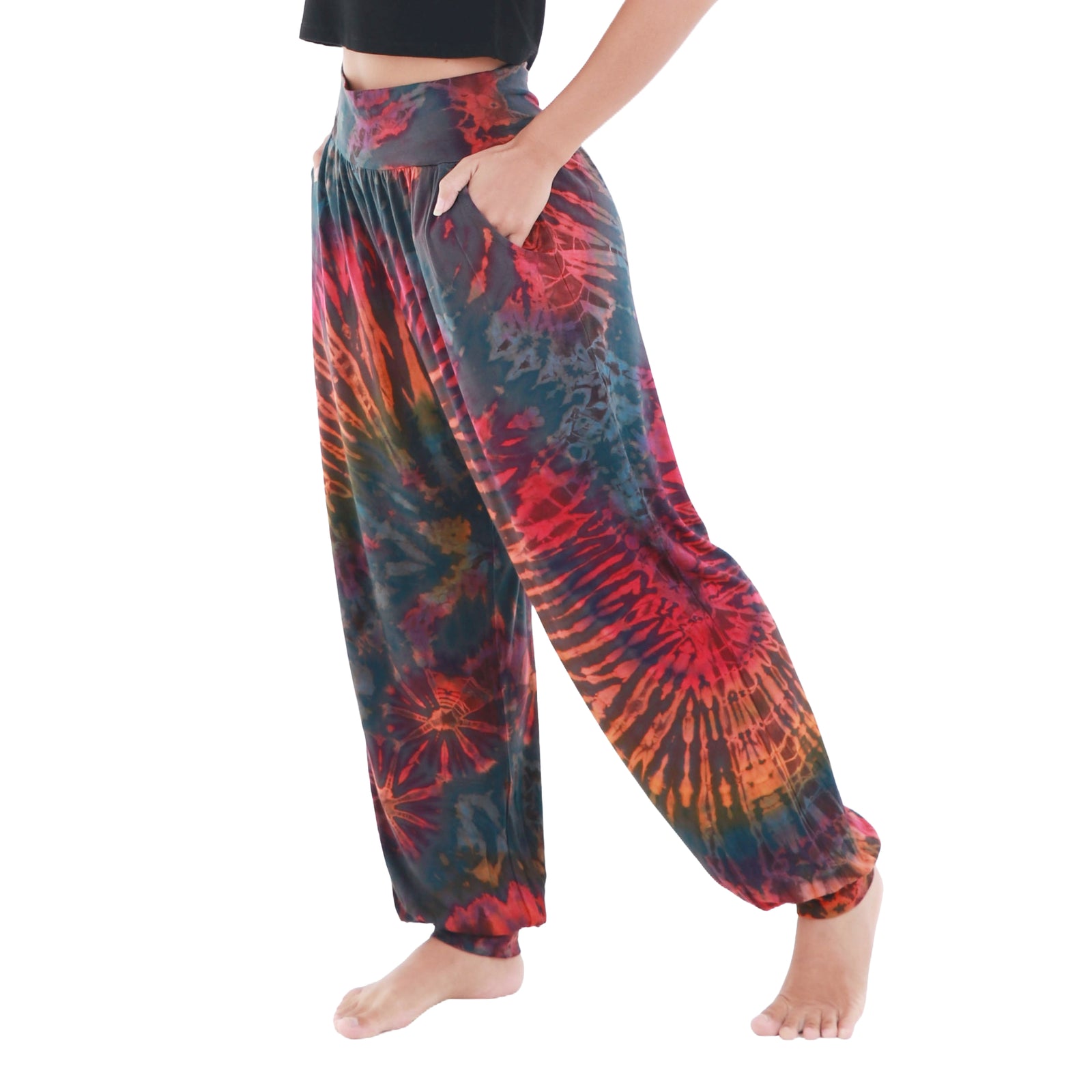you need these tie-dye pants! | handmade, fair trade tie-dye | fits most womens clothing size small, medium, large