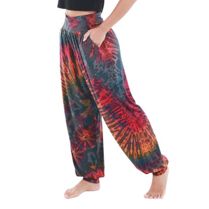 you need these tie-dye pants! | handmade, fair trade tie-dye | fits most womens clothing size small, medium, large
