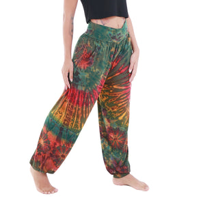 fair trade dye pants from malisun | multi color tie dye pants | free shipping on items over $99