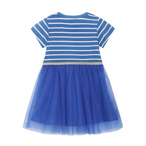 Girls Sweet Tweety Bird Applique Tutu Skirt Summer Dress