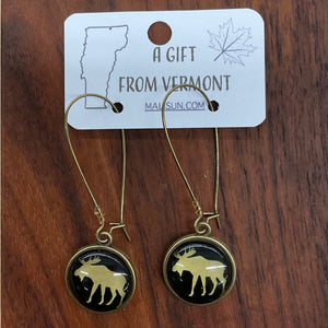 A Gift from Vermont - Handmade Beaded Drop Earrings