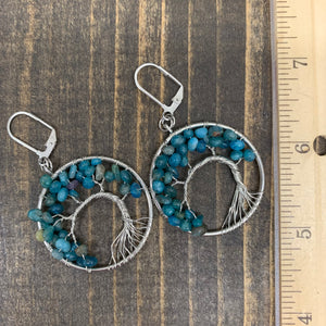 Tree of Life Gemstone Earrings