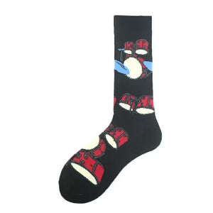Fun Patterned Cotton Sock Collection