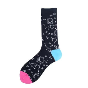 Fun Patterned Cotton Sock Collection