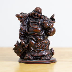 Cast Resin Ho Tai Happy Buddha of Prosperity Statuette