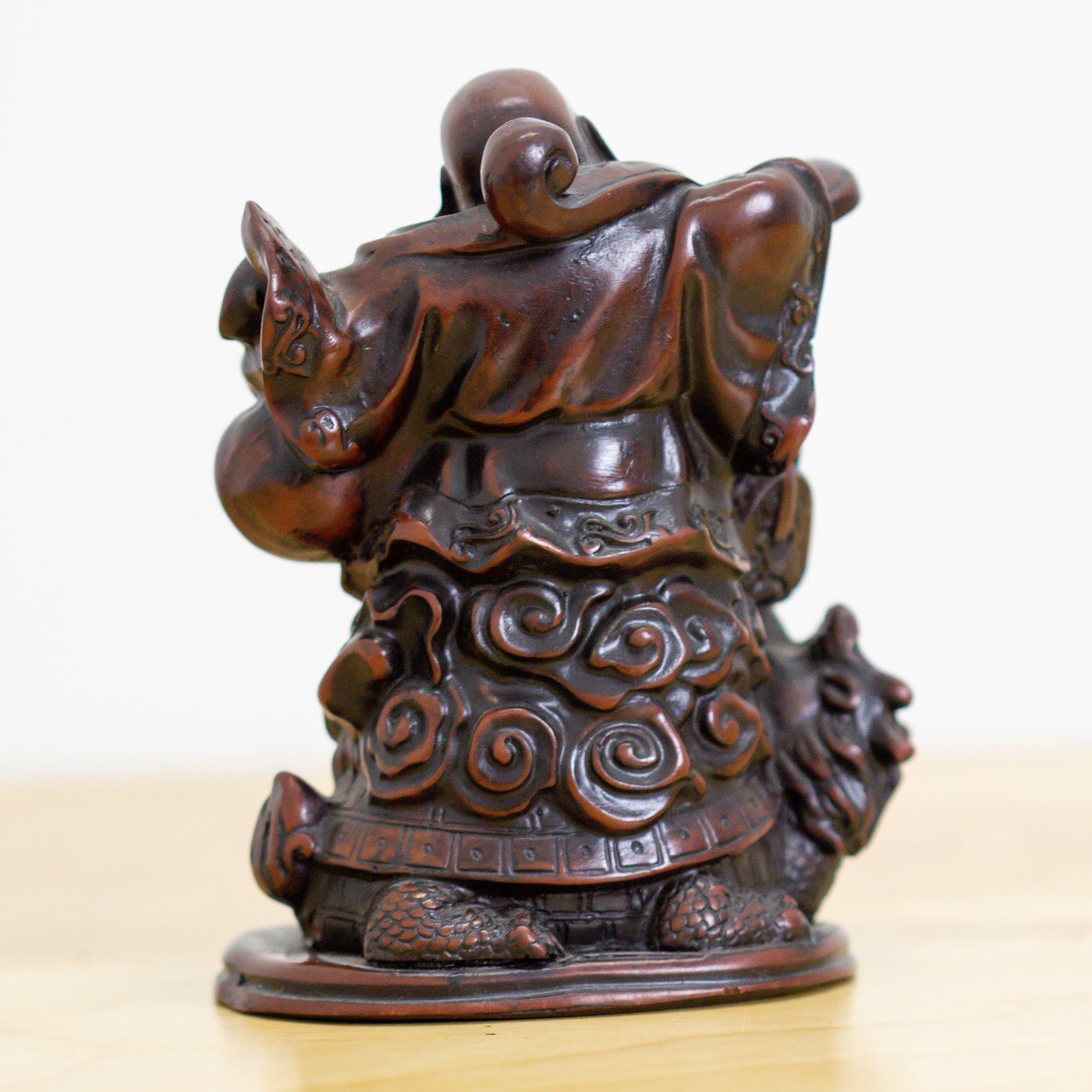 Cast Resin Ho Tai Happy Buddha of Prosperity Statuette