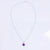 Diamond Cut Amethyst Gemstone Necklaces