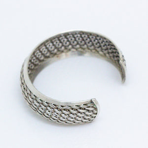 Woven Sterling Silver Bracelet