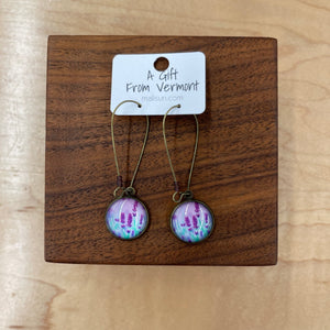 A Gift from Vermont - Handmade Beaded Drop Earrings