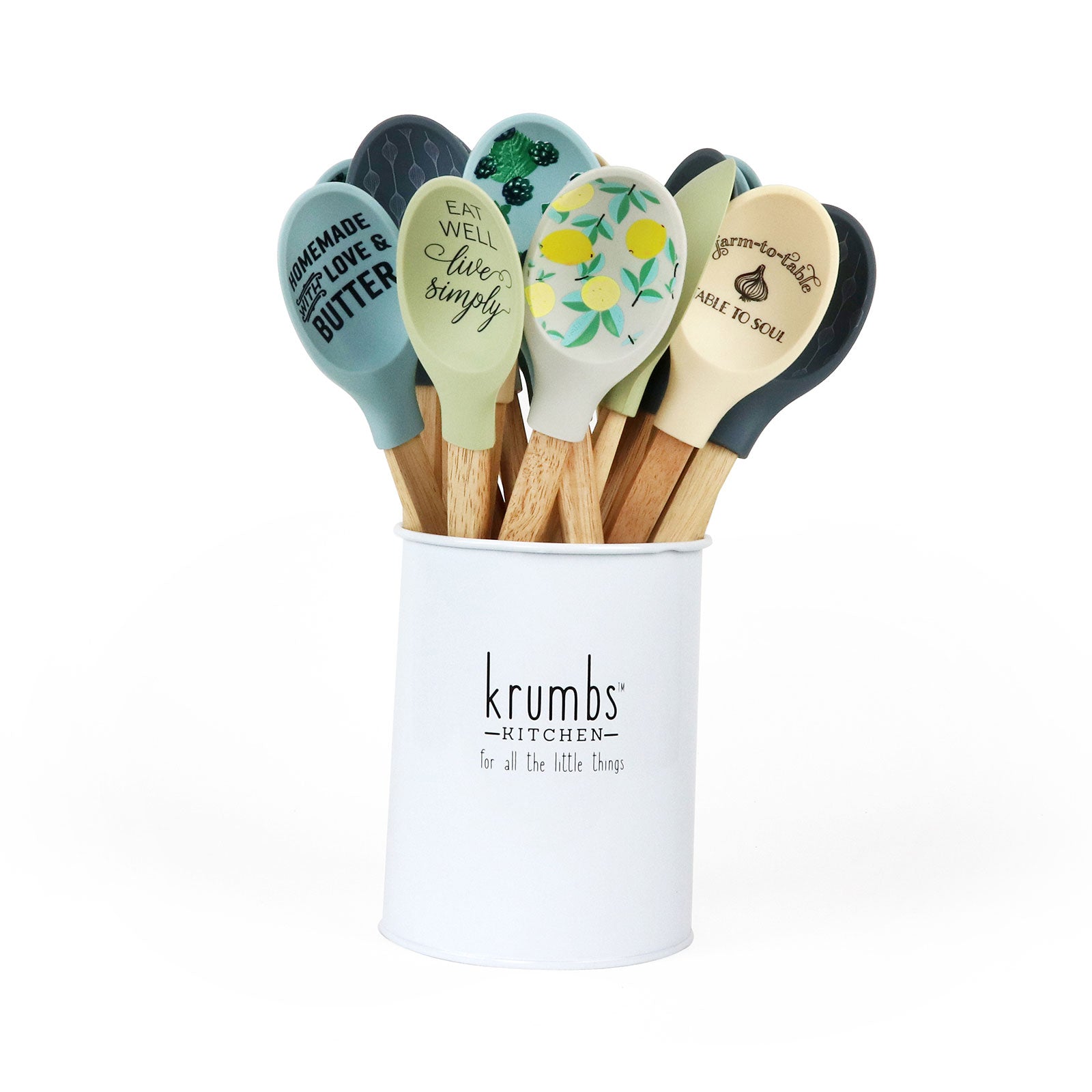 Farmhouse Silicone Spoons