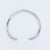 Scalloped Flower Stamped Sterling Silver Bracelet