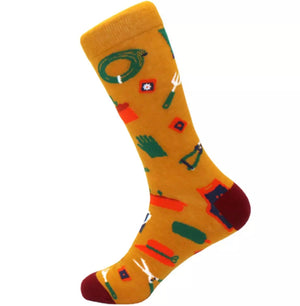Fun Patterned Cotton Sock Collection
