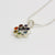 7-Chakra Sterling Silver Necklace