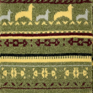 Printed Alpaca Crew Socks