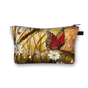 Cushioned Zip Up Storage Travel Pouch
