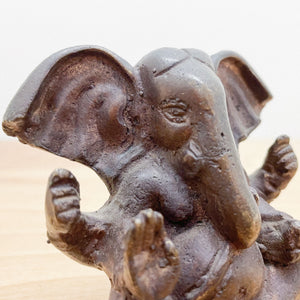 Ganesha 3" Bronze Statuette