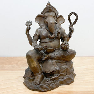 Large Ganesha Handcrafted Metal Statue