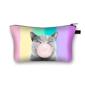 Cushioned Zip Up Storage Travel Pouch