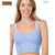Plus-Size Stonewash Ribbed Square Neck Crop Top