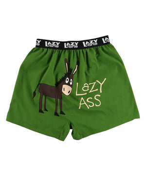 LazyOne Funny Graphic Print Button-Fly Boxers