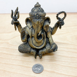 Ganesha 5" Brass Statue