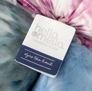 Hello Mello Tie-Dye Splash Lightweight Lounge Robe