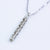 Sterling Silver Stamped Bar Pendant Necklace