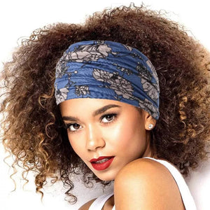 Pretty Botanical Wide Patterned Turban Headbands